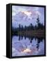 Mount Shuksan Reflected in Picture Lake, Heather Meadows, Washington, USA-Jamie & Judy Wild-Framed Stretched Canvas