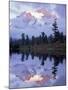 Mount Shuksan Reflected in Picture Lake, Heather Meadows, Washington, USA-Jamie & Judy Wild-Mounted Photographic Print