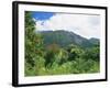 Mount Sibayak, 2094M High, an Active Volcano in the Karo Highlands, Sumatra, Indonesia-Robert Francis-Framed Photographic Print