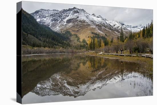 Mount Siguniang, an Area of Outstanding Natural Beauty in Sichuan Province, China, Asia-Alex Treadway-Stretched Canvas