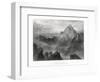 Mount Sinai: Jebel Musa as Seen from Jebel Katharina, 1887-W Forrest-Framed Giclee Print