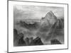 Mount Sinai: Jebel Musa as Seen from Jebel Katharina, 1887-W Forrest-Mounted Giclee Print