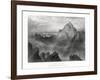 Mount Sinai: Jebel Musa as Seen from Jebel Katharina, 1887-W Forrest-Framed Giclee Print