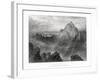 Mount Sinai: Jebel Musa as Seen from Jebel Katharina, 1887-W Forrest-Framed Giclee Print