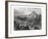 Mount Sinai: Jebel Musa as Seen from Jebel Katharina, 1887-W Forrest-Framed Giclee Print