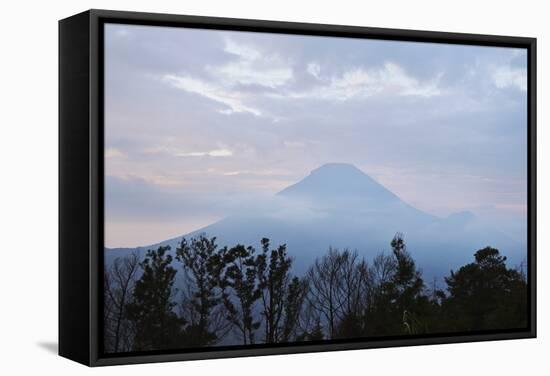 Mount Sindoro, Dieng Plateau, Java, Indonesia, Southeast Asia, Asia-Jochen Schlenker-Framed Stretched Canvas