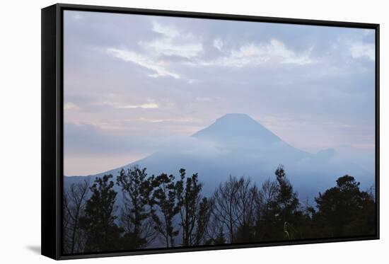 Mount Sindoro, Dieng Plateau, Java, Indonesia, Southeast Asia, Asia-Jochen Schlenker-Framed Stretched Canvas