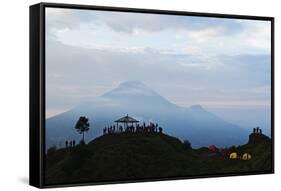 Mount Sindoro, Dieng Plateau, Java, Indonesia, Southeast Asia, Asia-Jochen Schlenker-Framed Stretched Canvas