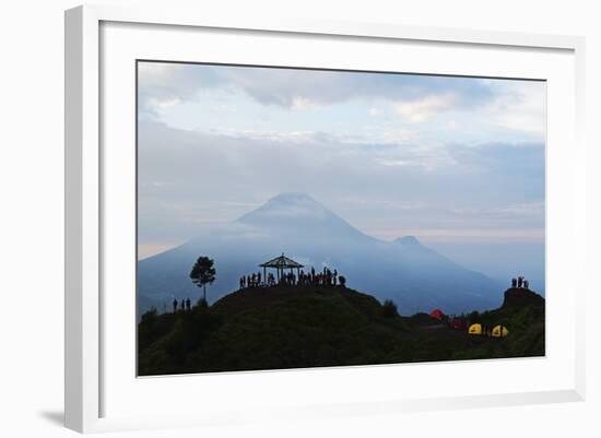Mount Sindoro, Dieng Plateau, Java, Indonesia, Southeast Asia, Asia-Jochen Schlenker-Framed Photographic Print