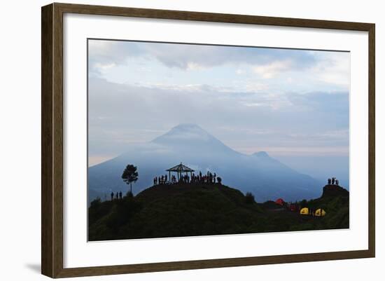 Mount Sindoro, Dieng Plateau, Java, Indonesia, Southeast Asia, Asia-Jochen Schlenker-Framed Photographic Print