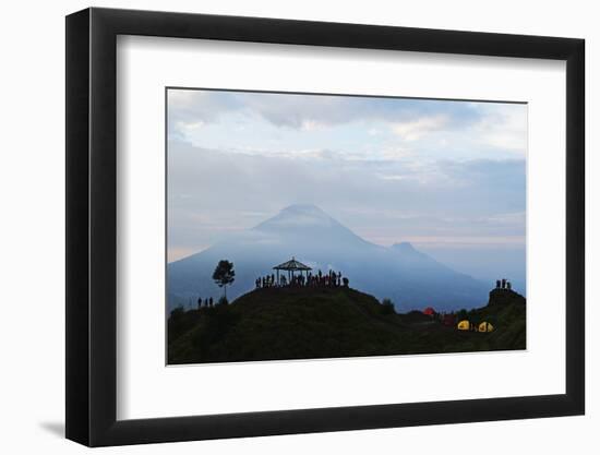 Mount Sindoro, Dieng Plateau, Java, Indonesia, Southeast Asia, Asia-Jochen Schlenker-Framed Photographic Print