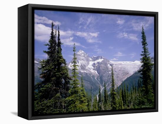 Mount Sir Donald, Glacier National Park, Rocky Mountains, British Columbia (B.C.), Canada-Geoff Renner-Framed Stretched Canvas