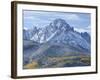 Mount Sneffels after an Early Autumn Snowfall, Near Telluride, Co-Howard Newcomb-Framed Photographic Print