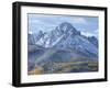 Mount Sneffels after an Early Autumn Snowfall, Near Telluride, Co-Howard Newcomb-Framed Photographic Print