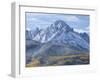 Mount Sneffels after an Early Autumn Snowfall, Near Telluride, Co-Howard Newcomb-Framed Photographic Print