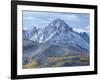 Mount Sneffels after an Early Autumn Snowfall, Near Telluride, Co-Howard Newcomb-Framed Photographic Print