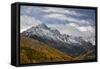 Mount Sneffels with a Dusting of Snow in the Fall-James Hager-Framed Stretched Canvas