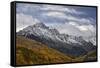 Mount Sneffels with a Dusting of Snow in the Fall-James Hager-Framed Stretched Canvas