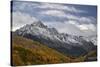 Mount Sneffels with a Dusting of Snow in the Fall-James Hager-Stretched Canvas