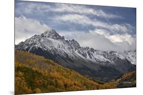 Mount Sneffels with a Dusting of Snow in the Fall-James Hager-Mounted Photographic Print