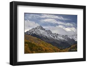 Mount Sneffels with a Dusting of Snow in the Fall-James Hager-Framed Photographic Print