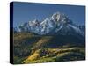 Mount Sneffels with Snow in the Fall-James Hager-Stretched Canvas