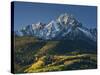 Mount Sneffels with Snow in the Fall-James Hager-Stretched Canvas