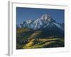 Mount Sneffels with Snow in the Fall-James Hager-Framed Photographic Print