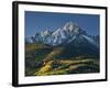 Mount Sneffels with Snow in the Fall-James Hager-Framed Photographic Print