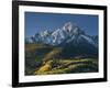 Mount Sneffels with Snow in the Fall-James Hager-Framed Photographic Print