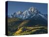 Mount Sneffels with Snow in the Fall-James Hager-Stretched Canvas