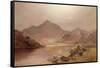 Mount Snowdon-Alfred De Breanski-Framed Stretched Canvas