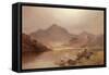 Mount Snowdon-Alfred De Breanski-Framed Stretched Canvas