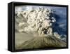 Mount St. Helen's Erupts-null-Framed Stretched Canvas
