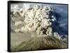 Mount St. Helen's Erupts-null-Framed Stretched Canvas