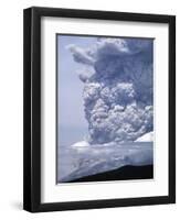 Mount St. Helens Erupting-Steve Terrill-Framed Premium Photographic Print