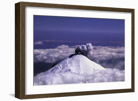 Mount St. Helens Erupting-Max Guttierrez-Framed Photographic Print