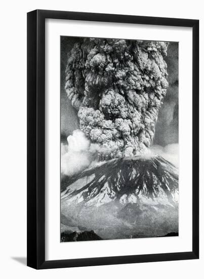 Mount St. Helens Eruption, 1980-Science Source-Framed Giclee Print
