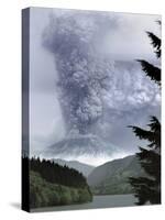Mount St. Helens Eruption-Steve Terrill-Stretched Canvas