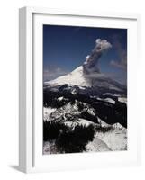 Mount St. Helens Erupts-Jim Sugar-Framed Photographic Print