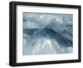 Mount St. Helens Erupts-Jim Sugar-Framed Photographic Print