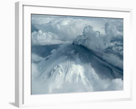 Mount St. Helens Erupts-Jim Sugar-Framed Photographic Print