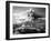 Mount St. Helens in Eruption on May 18, 1980 with Mt. Adams in Distance-null-Framed Photo