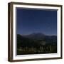 Mount St. Helens is Seen against a Star-Filled Sky-null-Framed Photographic Print