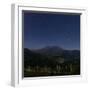 Mount St. Helens is Seen against a Star-Filled Sky-null-Framed Photographic Print