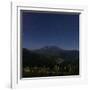 Mount St. Helens is Seen against a Star-Filled Sky-null-Framed Photographic Print