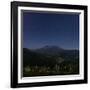 Mount St. Helens is Seen against a Star-Filled Sky-null-Framed Photographic Print