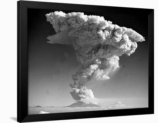 Mount St. Helens Roars to Life-null-Framed Photographic Print