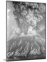 Mount St. Helens Sends a Plume of Ash, Smoke and Debris Skyward-null-Mounted Photographic Print
