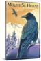 Mount St. Helens, Washington - Ravens-Lantern Press-Mounted Art Print